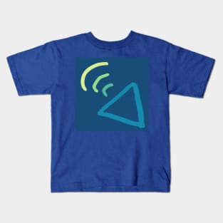 Boho Triangle Signal Abstract Pattern Kids T-Shirt